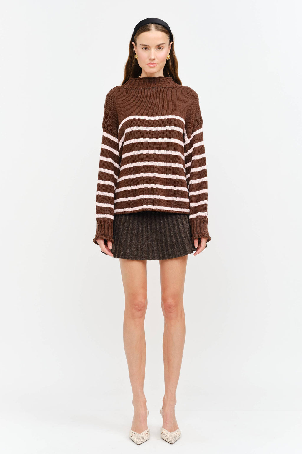 Skylar Sweater- Brown