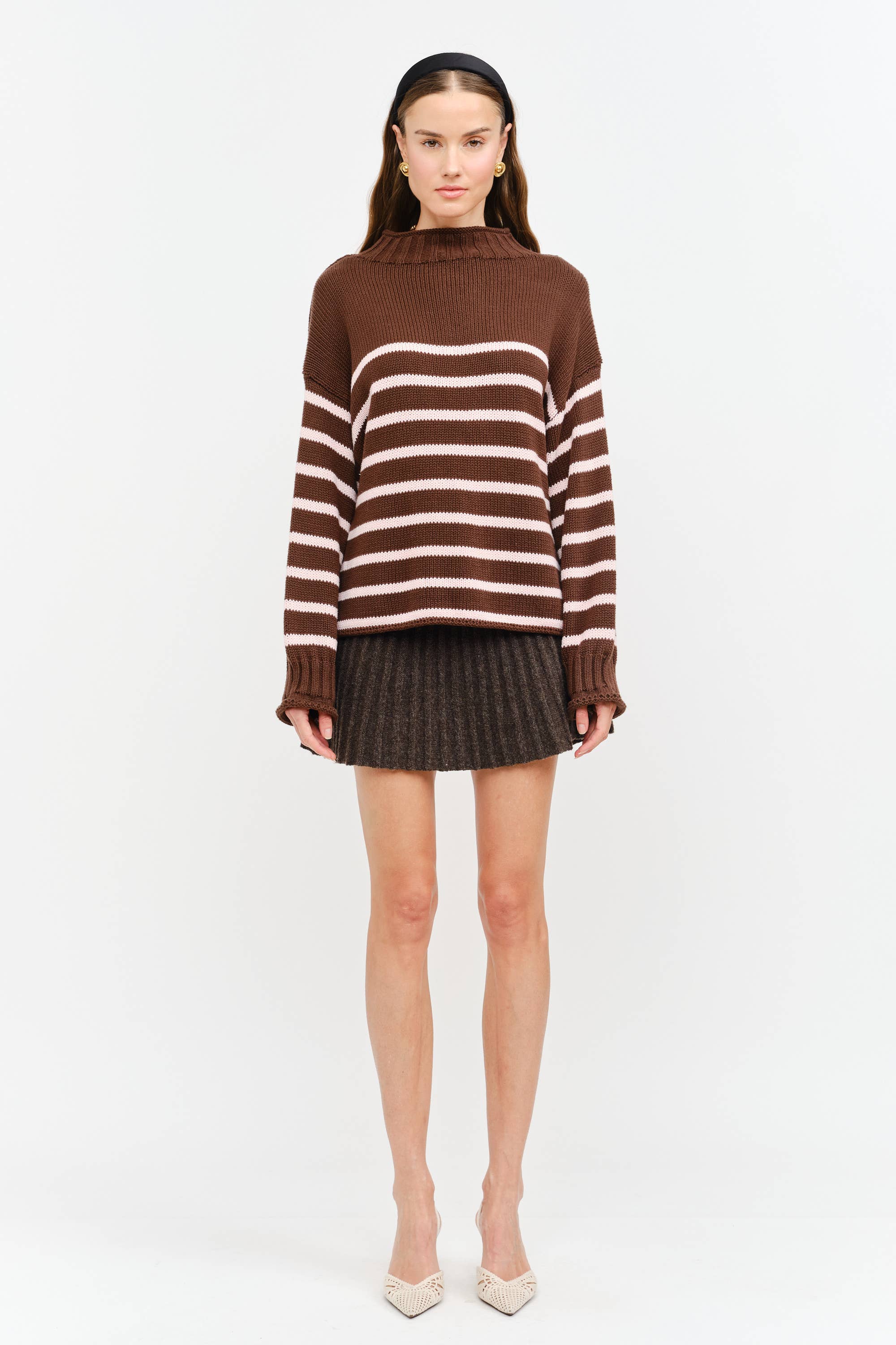 Skylar Sweater- Brown