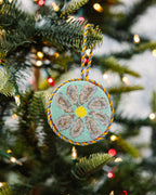 Needlepoint Icon Ornament - Oyster