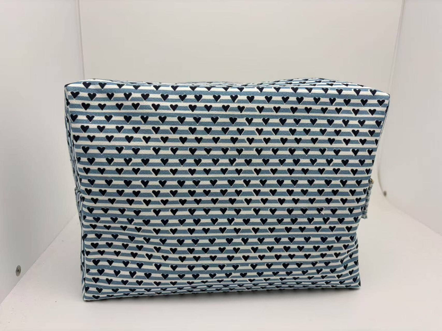 Joy Street Sailor Hearts Blue Pouch