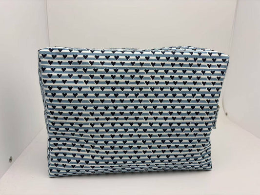 Joy Street Sailor Hearts Blue Pouch