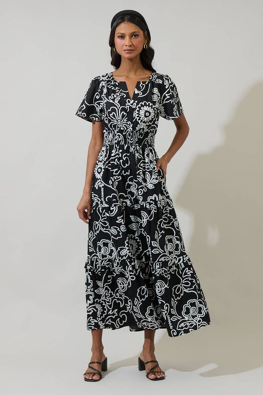 Haylie Floral Maxi Dress