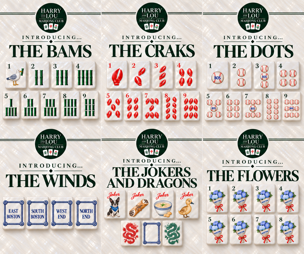 Boston Edition Mahjong Set