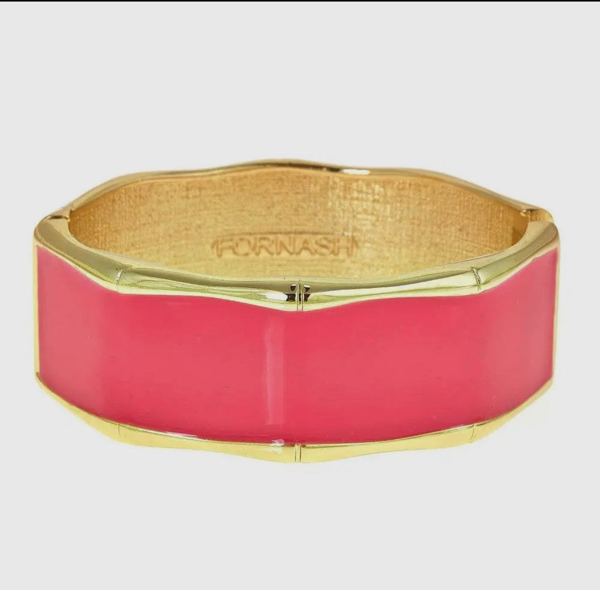 Hot Pink Bamboo Bangle