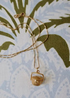 Nantucket Basket Charm + Necklace