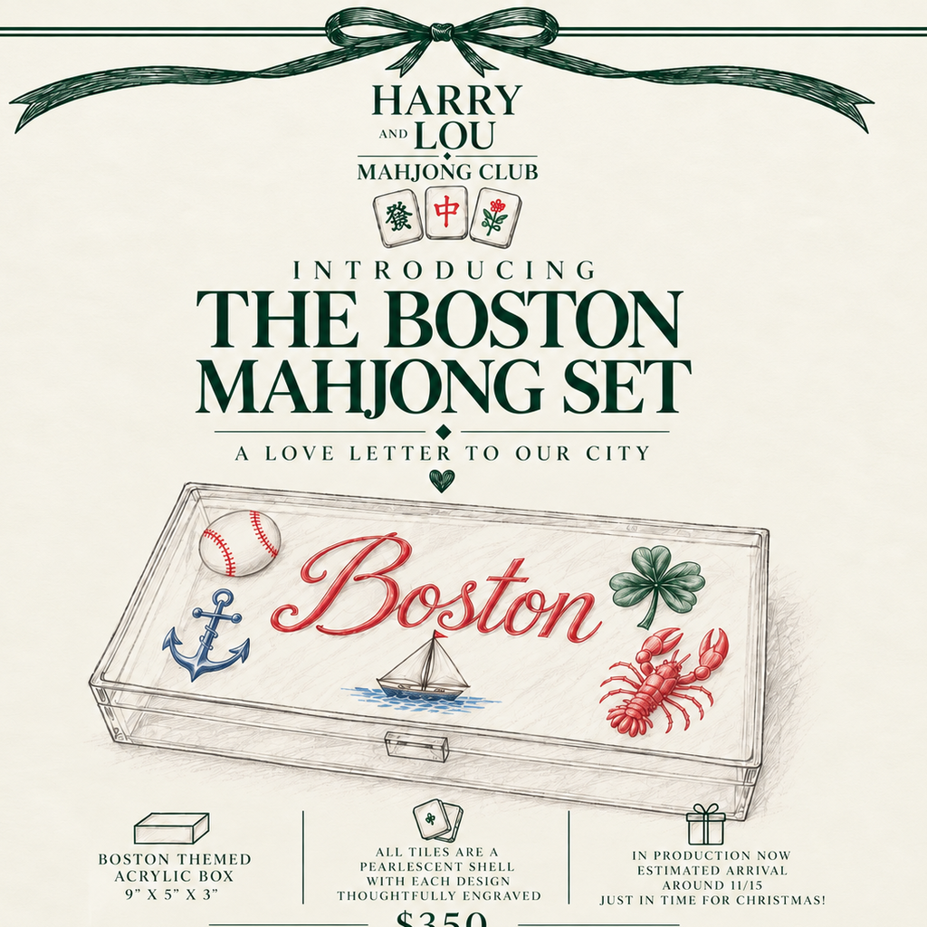 Boston Edition Mahjong Set