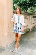 Victoria Dunn Calliope Pearl Meadow Dress