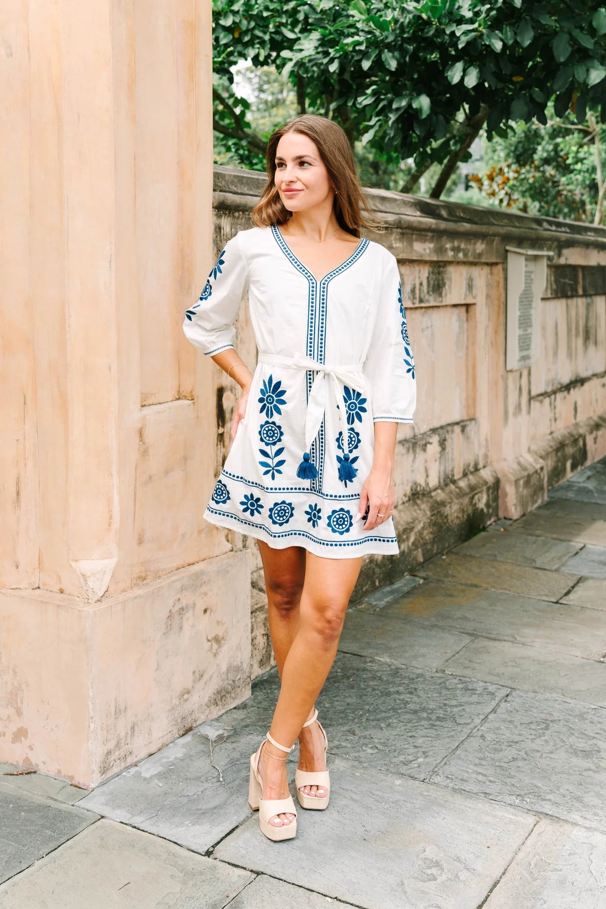 Victoria Dunn Calliope Pearl Meadow Dress