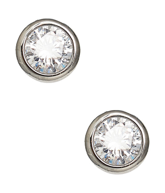 Lisi Lerch The Baby Bezel Silver Stud