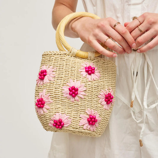 Emaline Satchel - Cream
