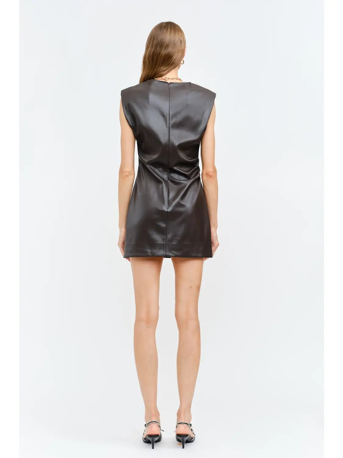 Emily Dress Dark Brown