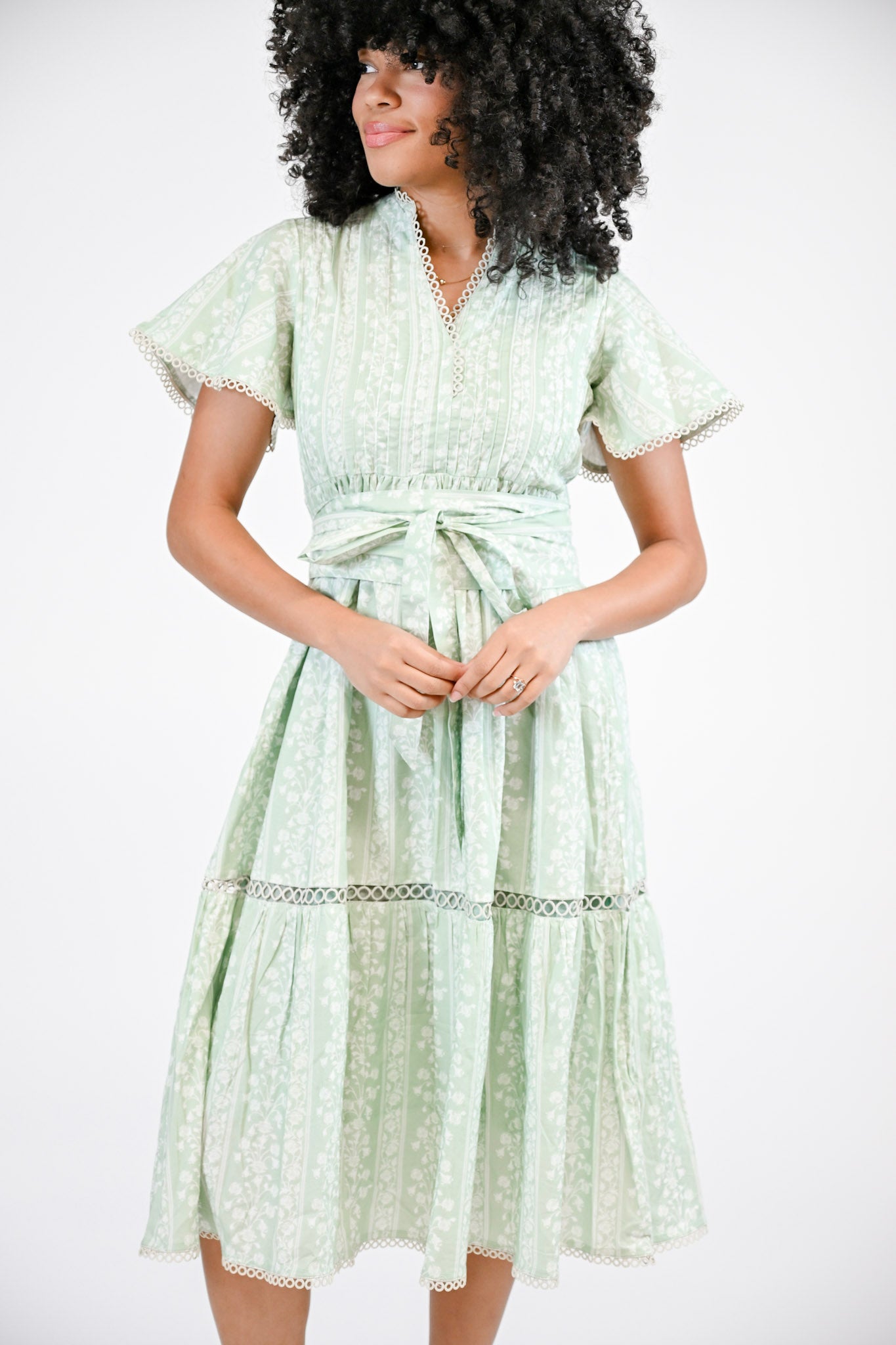 Brynley Dress- Lush Meadow