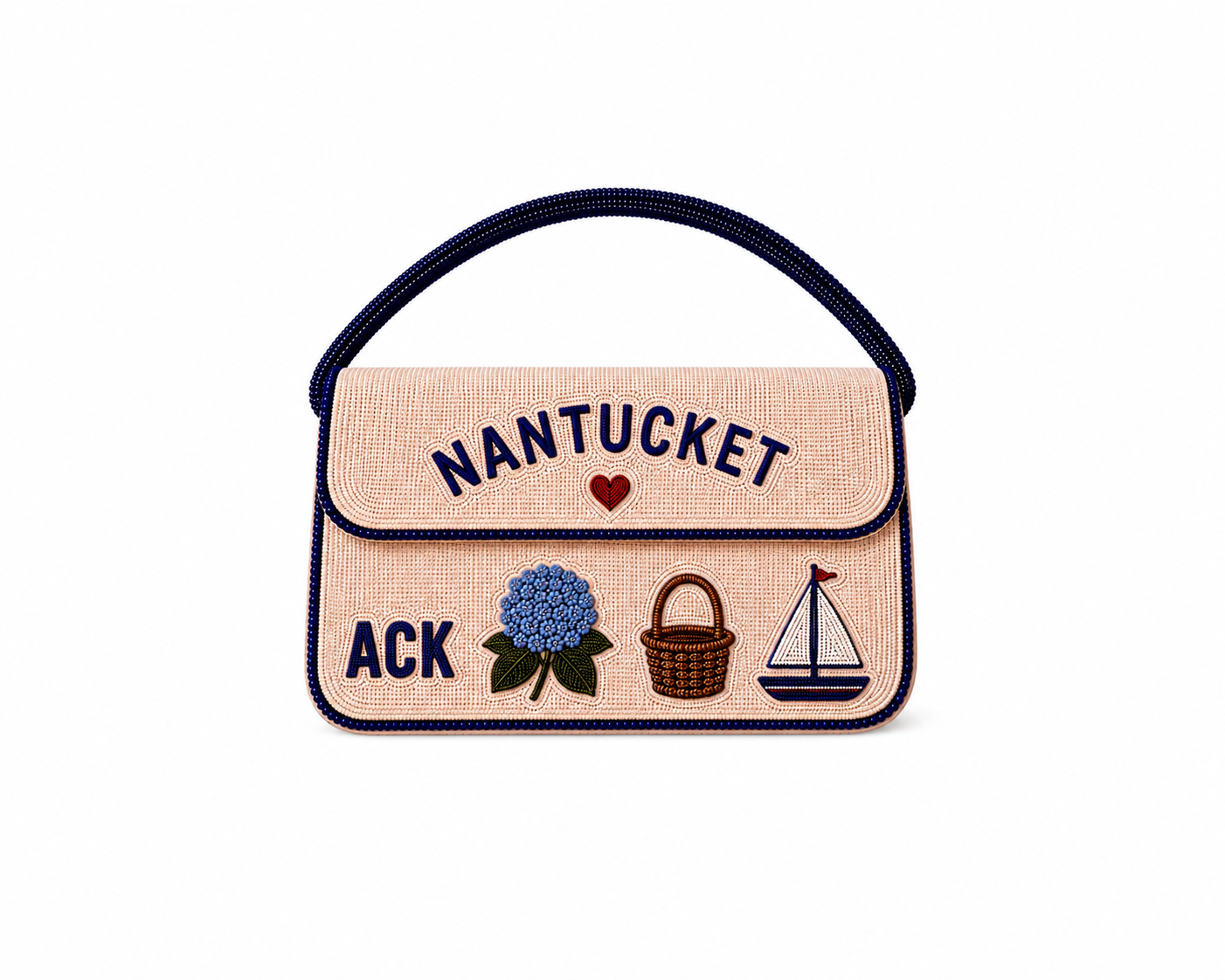 PRE-ORDER Nantucket Beaded Shoulder Bag