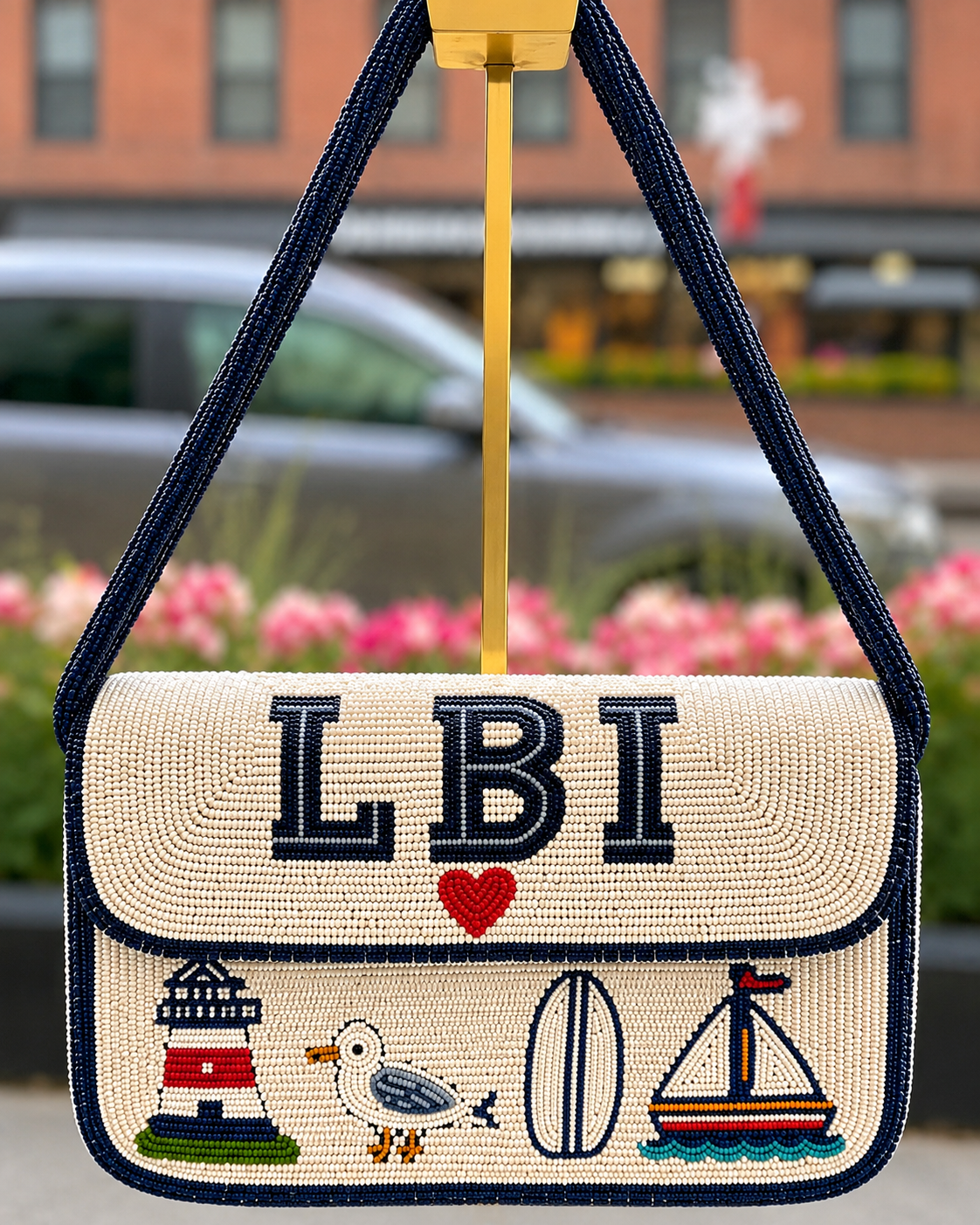 LBI Signature Beaded Bag