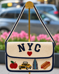 NYC Signature Beaded Bag