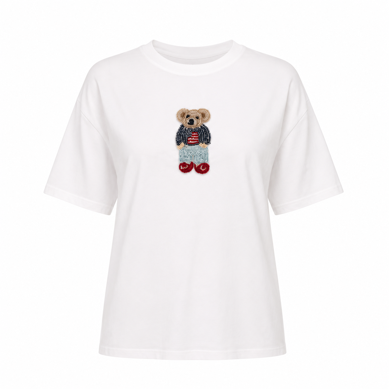 Bear Beaded T-Shirt