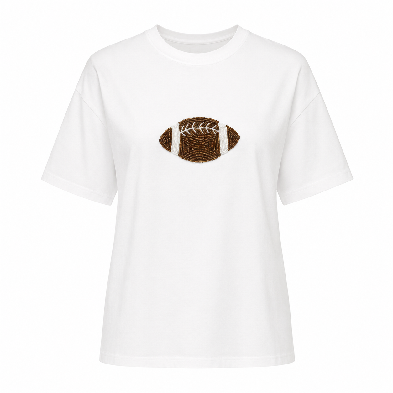 Football Beaded T-Shirt