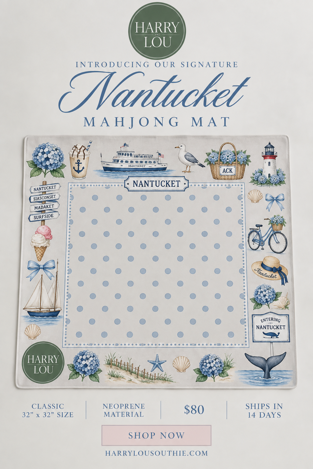 Nantucket Mahjong Mat