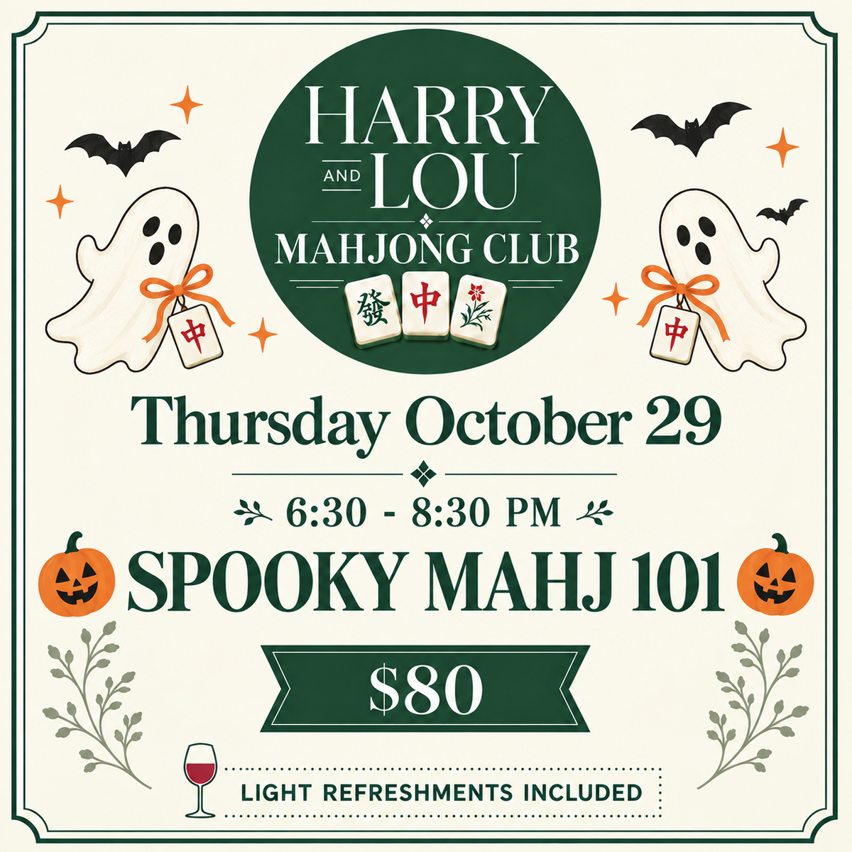 Mahjong 101 October 29