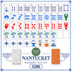 Nantucket Mahjong Tile Set