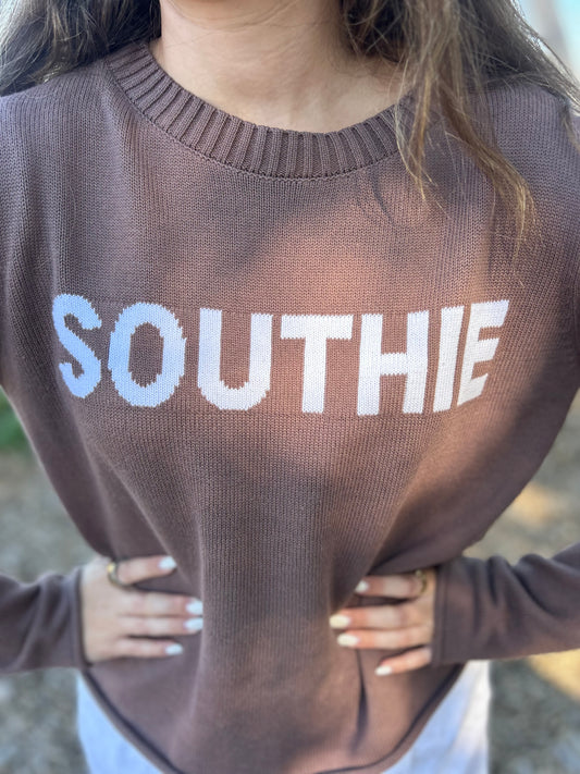 Southie Sweater- Brown