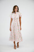 Magnolia Flutter Dress Petal Pink