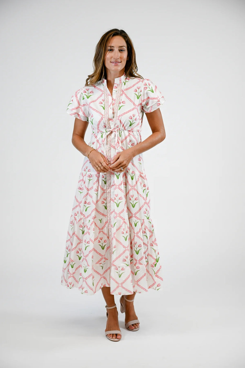 Magnolia Flutter Dress Petal Pink