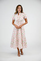 Magnolia Flutter Dress Petal Pink
