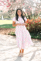 Magnolia Flutter Dress Petal Pink