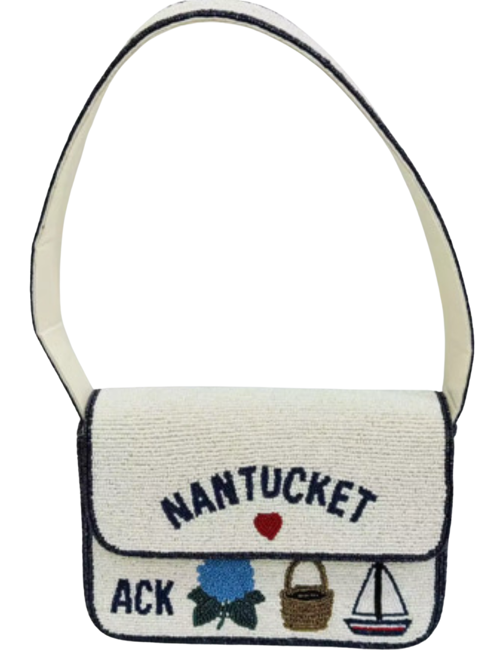 PRE-ORDER Nantucket Beaded Shoulder Bag
