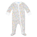 Football Zip Baby Onesie