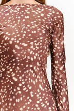 Georgie Dress- Deer Print