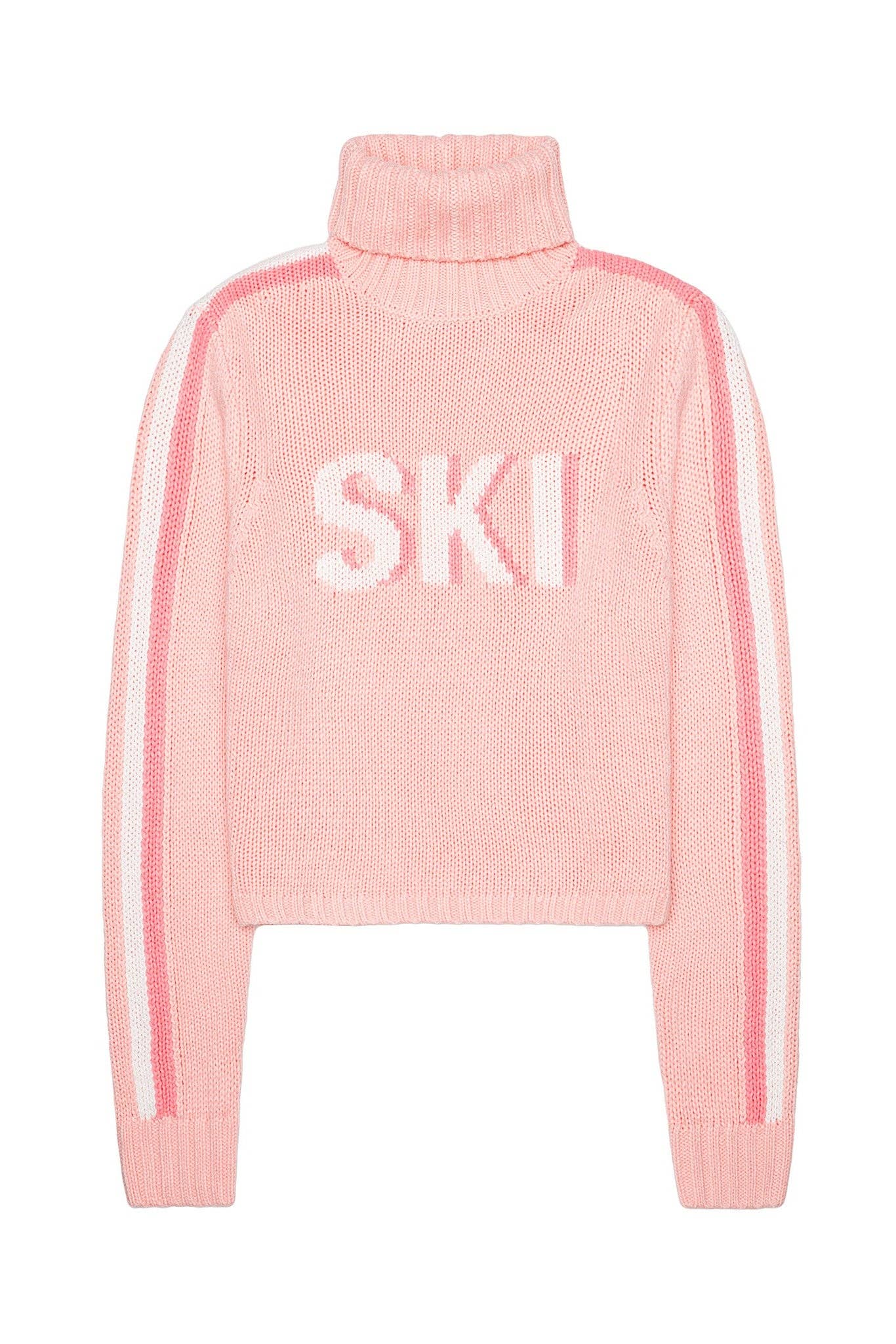 Jade Turtleneck Sweater - Light Pink Ski