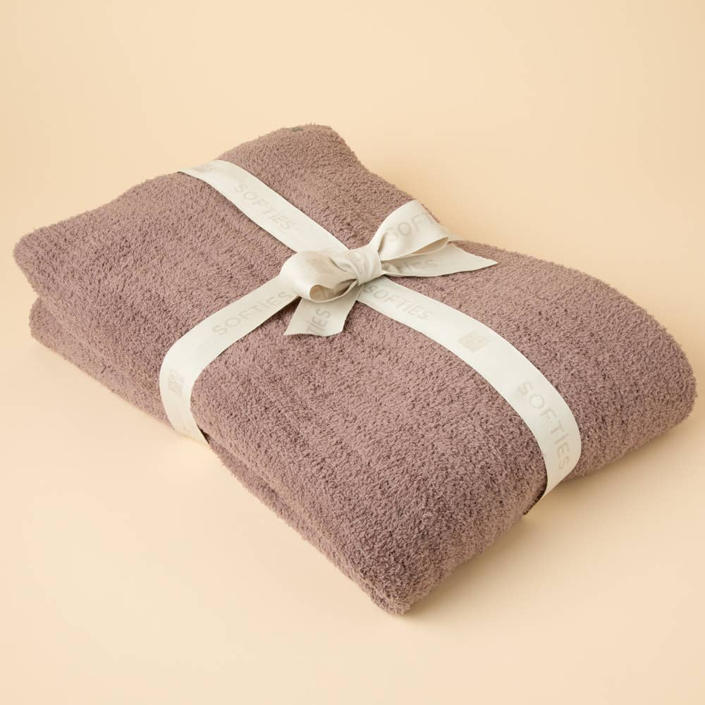 Softies Solid Rib Marshmallow Blanket