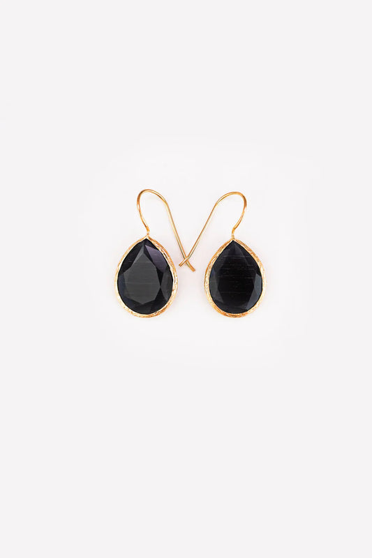 Debbie Katz Aydin Black Drop Earrings