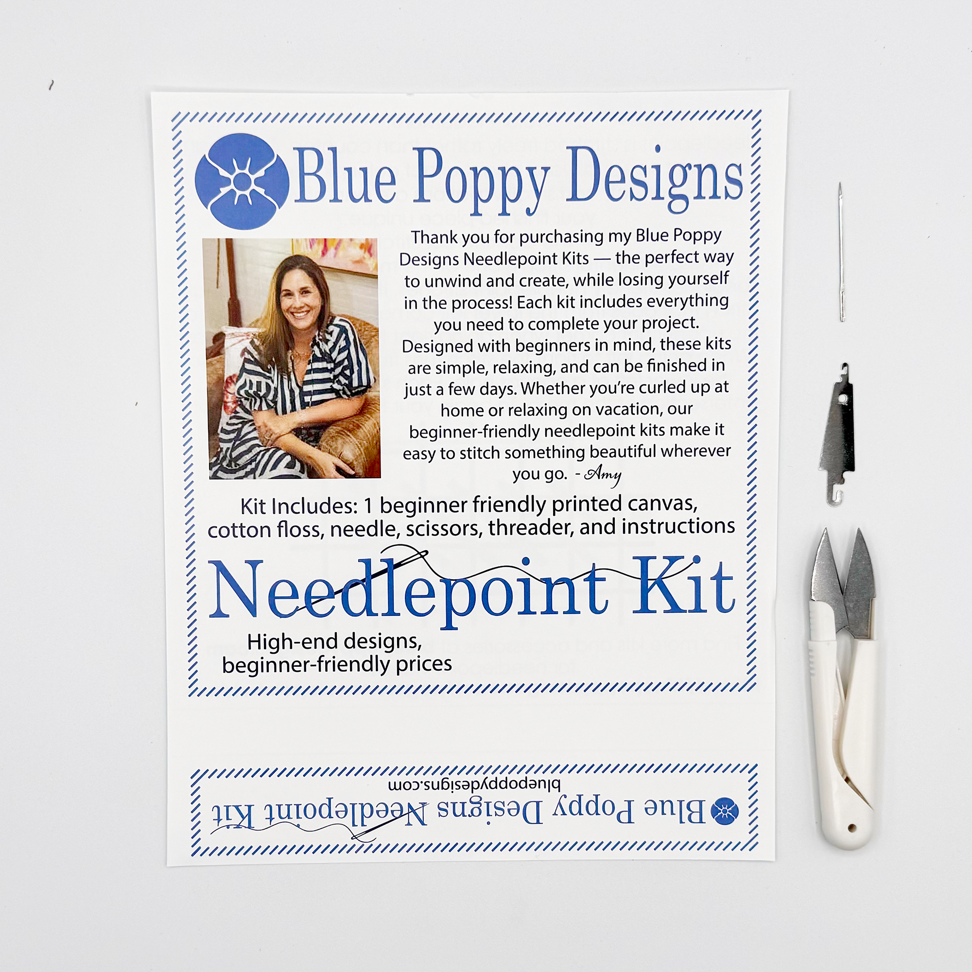 Mahjong Needlepoint Kit