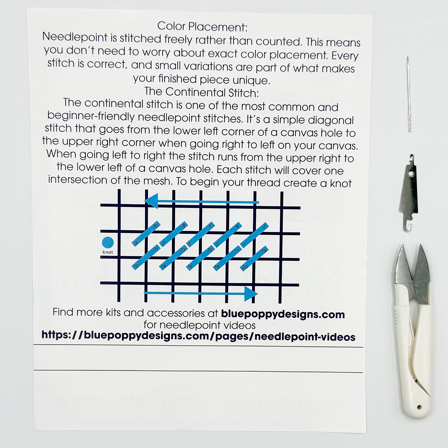 Oyster Needlepoint Kit