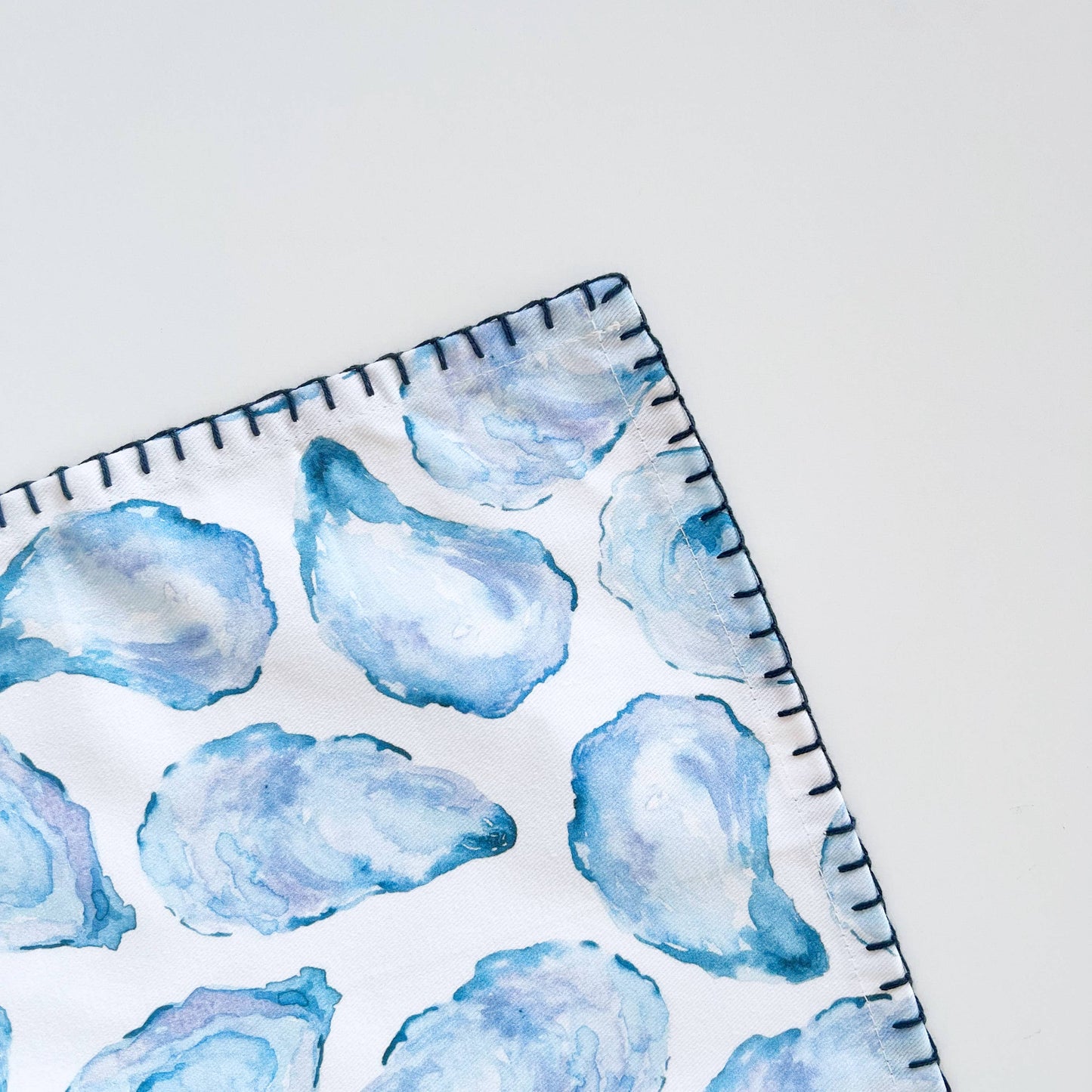 Mussel Shell Fabric Napkin | Oyster Shell Napkin | Set of 4