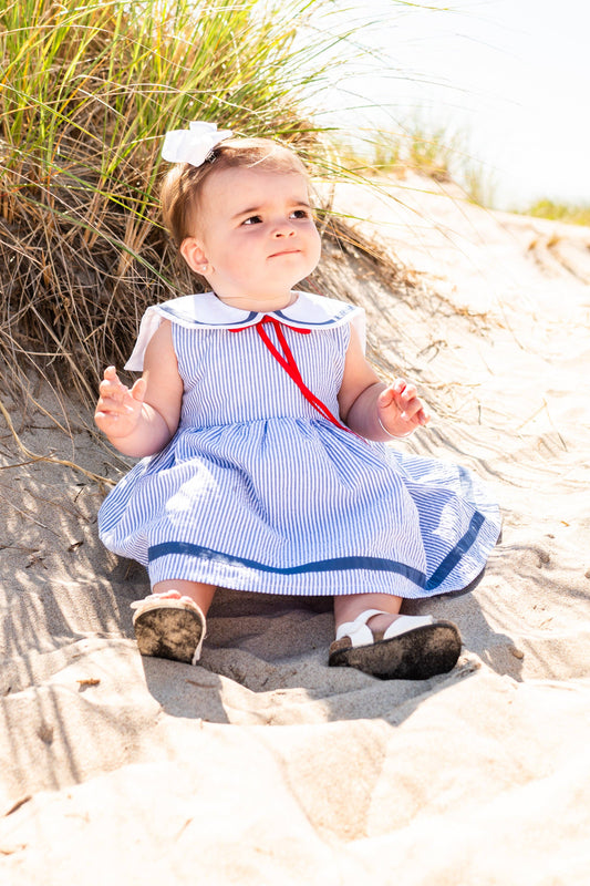 Anchors Away Baby Girl Dress