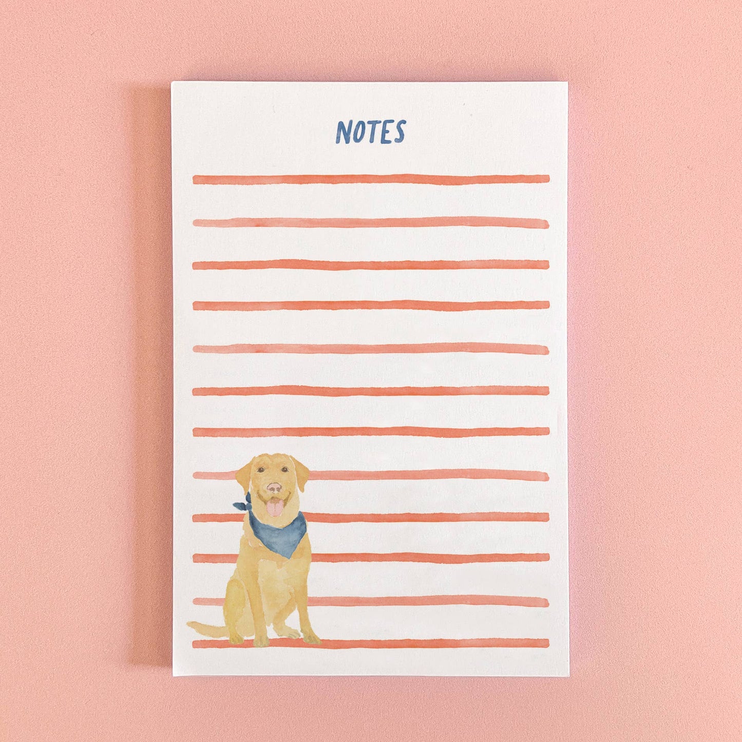 Yellow Lab Notepad | Labrador Notepad | Dog Notepad