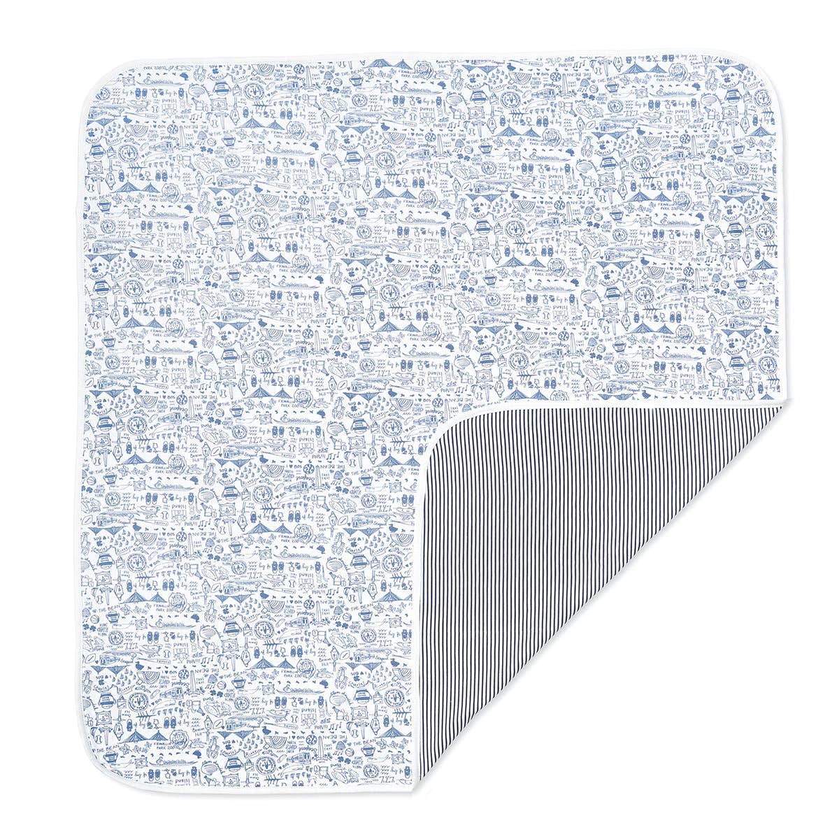 Joy Street Boston Baby Blanket Blue
