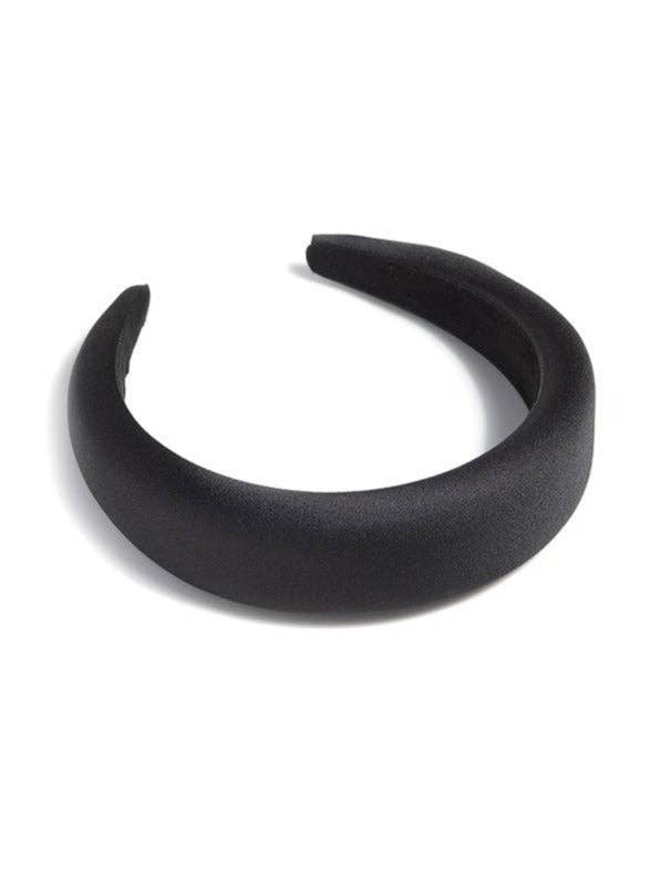 PADDED HEADBAND, BLACK