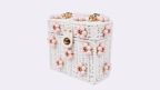 Wicker Bucket Daisy Flower Purse
