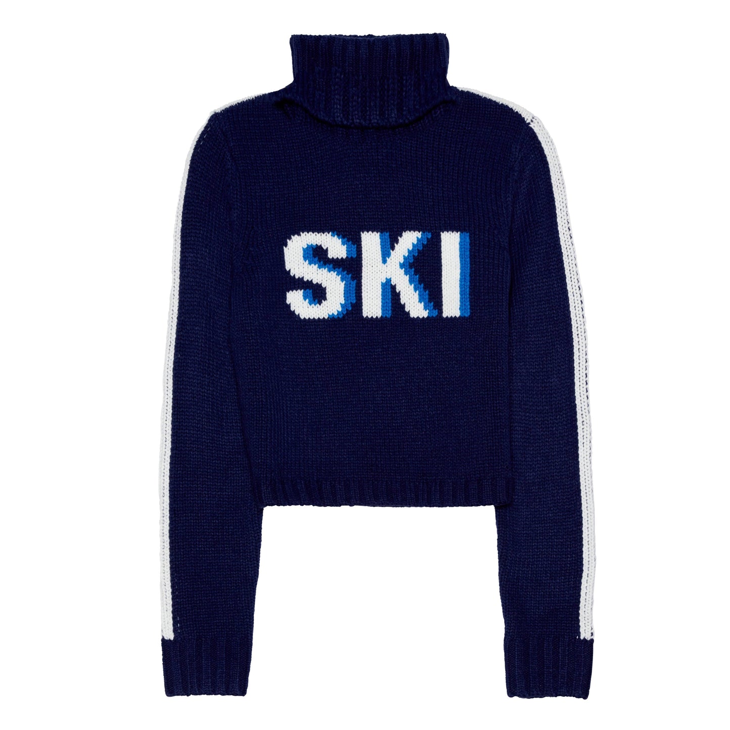 Jade Turtleneck Sweater - Navy Ski