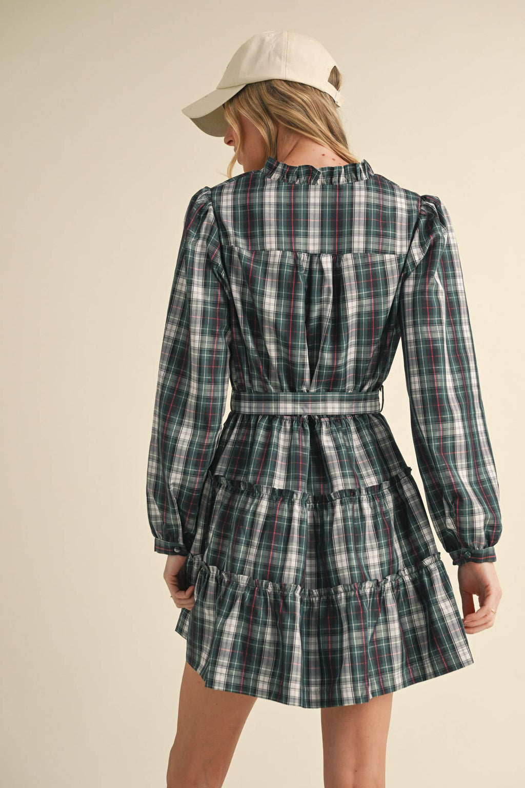 Plaid Mini Dress