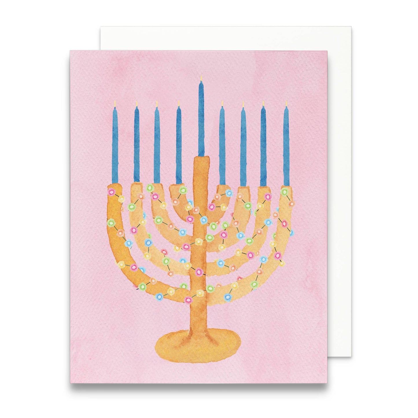 Chrismukkah Greeting Card | Menorah Card