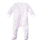 Joy Street Boston Zip Baby Onesie - Pink