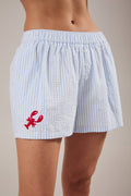 Lobster Embroidered Boxer Shorts