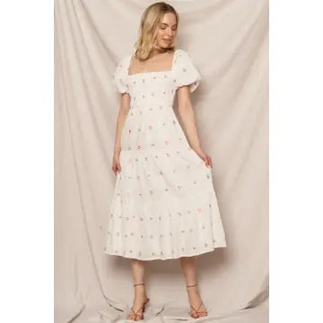 En Creme Floral Maxi