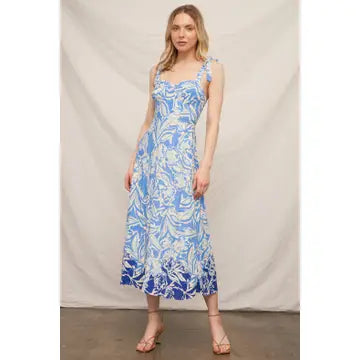 En Creme Blue Dress